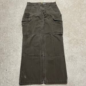 Carhartt Brown Double Knee Carpenter Work Pants 31Wx30.5L